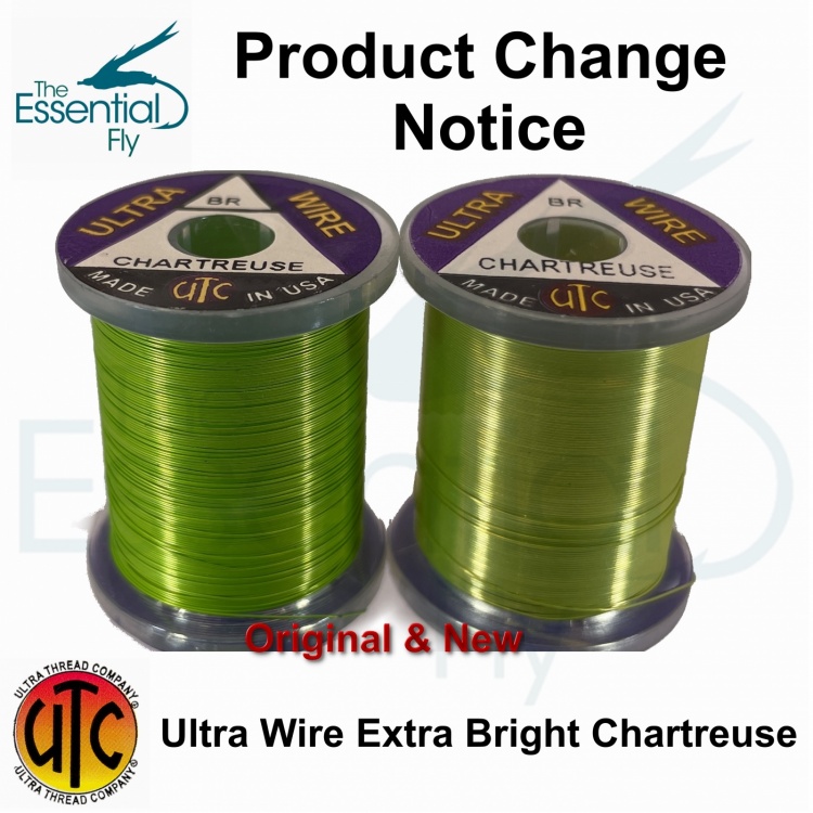 Utc Ultra Wire Extra Bright Chartreuse Fly Tying Materials